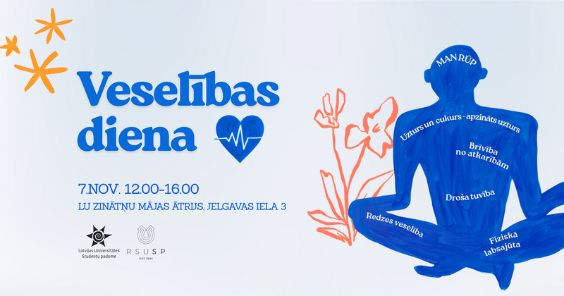 LU SP un RSU SP rīko pasākumu studējošo fiziskās un mentālās veselības stiprināšanai
